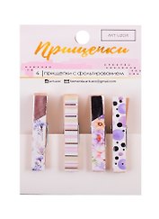 Прищепки декоративные с тиснением Dream, 11×7см 3885410