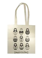 Сувенир Эльсинор Сумка текстильная (хлопок) 35*40 Матрешки