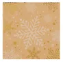 Коробка подарочная "Craft snowflaces" 20*20*9,5см, Новый год, картон