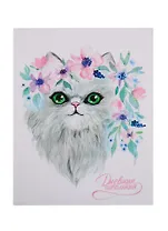 Дневник школьный Феникс+, "Кошка в цветах"