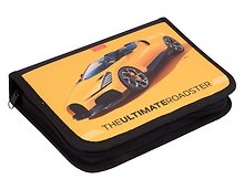 Пенал 1отд. "Roadster" 20*14, с 2-мя откид. планками
