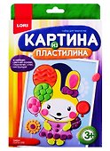 Картина из пластилина LORI Зайка - 0