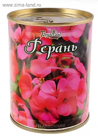 Цветок в банке "Герань" (410435)