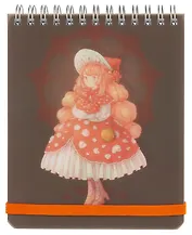 Блокнот А6+ 100л кл. "Hello! 8" мат.пласт, спираль, фикс.резинка