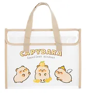 Портфель 13 отд "Capybara", тканевые ручки