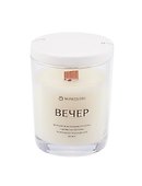 Свеча ароматическая в стакане с крышкой Вечер (стекло) (250мл) (9,5см) - 1