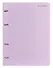 Тетрадь на кольцах в клетку Listoff, "Лавандовая тетрадь", 80 листов - 0