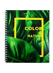 Тетрадь в клетку Unnika, "Природа и цвет", 80 листов, в ассортименте