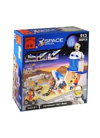 Конструктор пласт. Космическая станция (BRICK513) (116229) (292дет.) (6+) (коробка) (29х29х6см) (в кор. 24шт(Р))