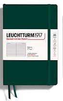 Книга для записей A5, 61 лист в линейку "Medium", мягкая обложка, цвет Зеленый лес, Leuchtturm1917