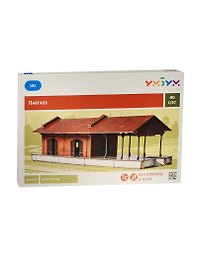 Сборная модель из картона Пакгауз (СССР-Россия) масштаб 1/87