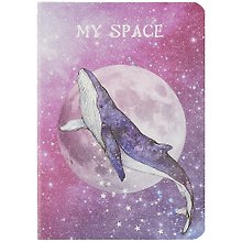 Записная книжка «My space» А7, 30 листов в клетку, сшивка