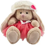 Мягкая игрушка Зайка Ми в розовой юбке с белым беретом (15 см) (SidX-355)