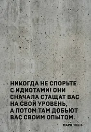 Блокнот. Никогда не спорьте с идиотами! (А5, твердая обложка, 64 л.)