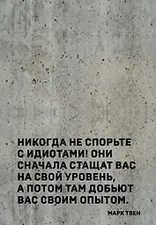Блокнот. Никогда не спорьте с идиотами! (А5, твердая обложка, 64 л.)
