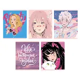 Тетрадь в клетку Listoff, "В розовом (Эксклюзив)", 96 листов, в ассортименте