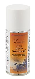 Лак акрил-стирольный 210мл "Сонет" аэрозоль, для художественно-живописных работ, ЗХК