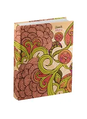 Ежедневник недат. А6+ 168л "Valentina. Язык цветов" 7БЦ, мат.ламинация "мокрый шелк", ляссе, иллюстр.вставки, резинка, Listoff