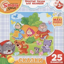 Пазл Макси для малышей (52057) Сказки Репка (25эл.) (3+) (коробка)