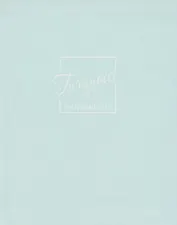 Книга для записей А5+ 96л кл. "Turquoise" интеграл.перепл., матов.ламин., выб.лак.