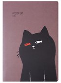 Тетрадь общая «Poisson Cat», 44 листа в линейку, А5, в ассортименте - 0