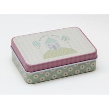 ПР Сувенир Феникс Коробка д/мелочей "Домики" (9*6,5*2,7см метал.) 37466