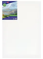 Холст на подрамнике 40*60см 420г/м, 45% хлопок 55% лен, среднее зерно, BRAUBERG ART CLASSIC