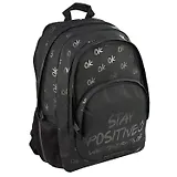 Рюкзак "Будь на позитиве" 33*43*13,5 см, 1 отделение, 4 кармана, полиэстер
