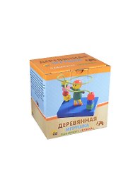 Рыжий кот Деревянная игрушка "Лабиринт "Кукла" ИД-4211