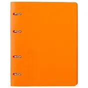 Тетрадь на кольцах в клетку Stila, Neon Orange, 120 листов