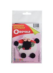 Набор для творчества Craftclub. Брошки-игрушки «Овечка», 8 см