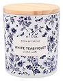 Свеча ароматическая в стеклянном стакане White tea and Violet (Белый чай и Фиалка) (480г) (8х9) (12-7761-202604_16)