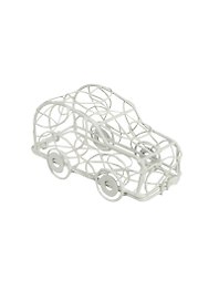 Кукольные Аксессуары из металла КТ Машинка (11001603) (9х5см) (белые) (упаковка)