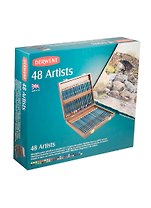 Карандаши цветные 48цв "Artist" кругл., грифель 4мм, дер.кор., (р), DERWENT