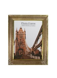 Фоторамка пластик 15*20 "Серая патина с каймой"