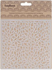 Трафарет Стрелочки (15,2*15,2см) (толщина 0,15мм) (SCB53100011) (ScrapBerry`s) (упаковка)