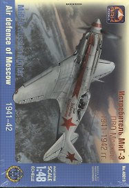 Модель, сборная, ARK, Самолет Истребитель МИГ-3 ПВО Москвы 1941-1942гг. (1:48) 48013