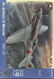 Модель, сборная, ARK, Самолет Истребитель МИГ-3 ПВО Москвы 1941-1942гг. (1:48) 48013