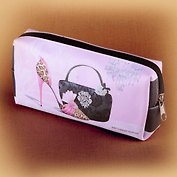 Сумочка для косметики (нейлон, ПВХ) (18х4,5х8,5) (29462)