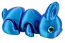 Фигурка 3D Кролик Курт (пластик) (7х4) (1351)