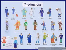 Профессии. Professions. Наглядное пособие на англ.яз.