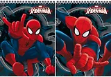 Блокнот 40л 75*110 кл. "Spider-man" спираль, полн.УФлак, ассорти, Disney