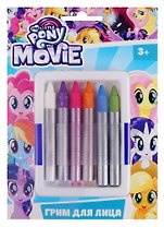 Карандаши гримировальные цветные My Little Pony (6 тон.) (88794) (3+) (коробка) (упаковка)