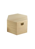 Шкатулка для росписи, Матрешка многоугольные (АМ0109-2) (11005804-2) (ср14х14х9,5) (дерево)