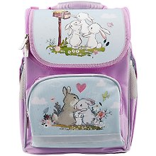 Ранец "BASIC Cute bunny" жесткокаркасный, 1отд.