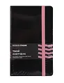 Блокнот для зарисовок 13*21 80л "Стихия" 140г/кв.м, черн.тв.обл., розовый срез