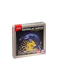 Набор для творчества LORI Картина из пайеток "Дельфинчик" Ап-017