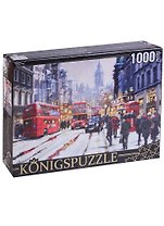 Пазл Königspuzzle 1000 эл.68,5*48,5см. Заснеженный Лондон АЛК1000-6491