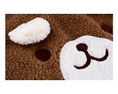 Сумка шоппер плюшевая Мишка (коричневая) (40х36)  (12-ZhenPin-2712) - 1