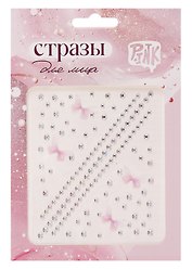 Стразы для лица, Pink